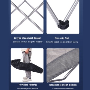 كرسي تخييم محمول قابل للطي حسب الطلب ، كرسي مشي على الشاطئ ، كرسي صيد مبطن للحديقة قابل للطي - Product Image 6