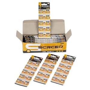 Cuanen <span class=keywords><strong>Ag3</strong></span> 1.5v <span class=keywords><strong>batterie</strong></span> alcaline a bottone per orologio termometro e lampada da notte <span class=keywords><strong>LR41</strong></span> batteria a bottone - Product Image 1