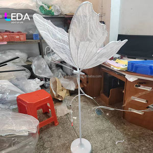 LEDA Nouveaux accessoires de fête au design original, petits papillons lumineux géants, grands papillons décoratifs à LED, décorations de mariage - Product Image 3