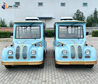 Bus électrique de tourisme classique vintage 8 places, navette commerciale pour les centres de villégiature, les parcs et les zones touristiques