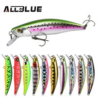Leurre de pêche ALLBLUE SPRINT 75SP, poids fixe, surface, minnow coulant