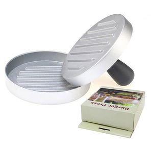 Prensa para Hamburguesas Antiadherente, Molde para Hacer Hamburguesas de Aluminio con Papel Encerado - Product Image 4