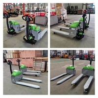 Chariot élévateur électrique compact MOVMES CBD15W-Lix neuf pour intérieur, 1,5t/tonne, 1500kg, batterie lithium-ion, pneus pleins, transpalette/chariot hydraulique latéral