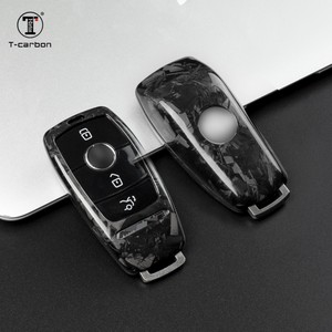 Étui de clé de voiture en Fiber forgée à la mode pour <span class=keywords><strong>Mercedes</strong></span> Benz classe S <span class=keywords><strong>AMG</strong></span> t-carbon housse de clé de voiture accessoires d'intérieur - Product Image 3