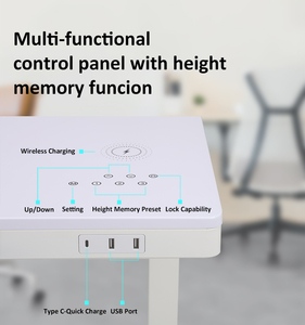 2jrf2 Điện Đứng Bàn Bằng Gỗ Có Thể Điều Chỉnh Máy Tính Bảng Với Chiều Cao Có Thể Điều Chỉnh Ngăn Kéo Ngồi Đứng Văn Phòng Bàn - Product Image 4