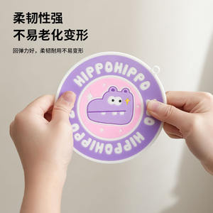 ฝาปิดท่อระบายน้ำซิลิโคนรูปช้างการ์ตูนรูปวงรีติดตั้งง่ายสำหรับท่อระบายน้ำในห้องน้ำแผ่นซีลกันกลิ่น - Product Image 5