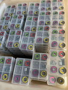 Gchi Hoge Kwaliteit Skateboard Lagers 608 + 4 Stuks Spacers + 8 Stuks Wasmachines Hardwares Plastic Box Kits - Product Image 6