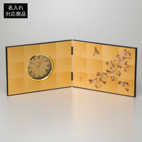 Paravent multifonctionnel en feuille d'or Kanazawa, design japonais traditionnel artisanal, pour la décoration intérieure, vente en gros