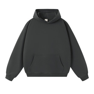 <span class=keywords><strong>Felpa</strong></span> con Cappuccio Crop Top in French Terry 450Gsm con Logo Personalizzato, Unisex, Pullover Stampato per <span class=keywords><strong>Uomo</strong></span> - Product Image 1