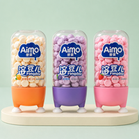 Aimo Fruity Baby Jelly Bean Protein Probiotics Healthy Snack Sweet Taste Semi-Soft Texture Drop Cookies Box 16g 12 Months Shelf