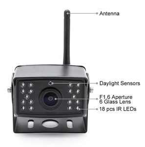 GreenYi 9 ''AHD <span class=keywords><strong>telecamera</strong></span> DVR di Backup senza fili <span class=keywords><strong>con</strong></span> 4CH AHD Kit <span class=keywords><strong>Monitor</strong></span> <span class=keywords><strong>per</strong></span> camion rimorchio Bus e pick-up del veicolo di <span class=keywords><strong>retromarcia</strong></span> - Product Image 3