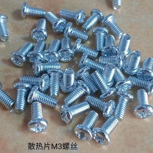 Electronic Radiator Heat Sink M3 Screws 3x6mm Round Head Phillips Class <b>8</b> <b>Iron</b> Metric Coarse Thread China Made - Product Image 1