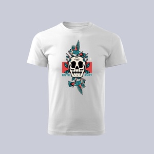เสื้อยืดโอเวอร์ไซส์ลายกราฟิกสตรีทแวร์สำหรับผู้ชาย ผ้าคอตตอนถัก 100% หนัก 280 GSM พิมพ์ลายตามสั่ง - Product Image 3