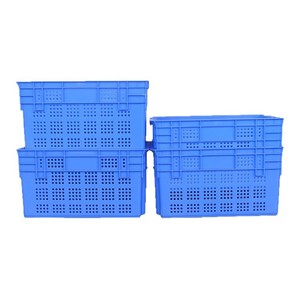 Cajas de plástico Puget 600x400x315mm de alta resistencia, apilables, para logística de productos frescos, caja de manipulación. - Product Image 2