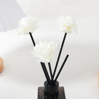 Diffuseur de parfum d'ambiance à bâtonnets avec fleur, huile essentielle aromathérapeutique, marque privée
