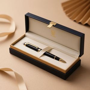 Caja <span class=keywords><strong>de</strong></span> Regalo Magnética Negra <span class=keywords><strong>de</strong></span> Lujo, Logotipo Personalizado, <span class=keywords><strong>Embalaje</strong></span> <span class=keywords><strong>de</strong></span> Cartón Rígido para Almacenamiento <span class=keywords><strong>de</strong></span> Bolígrafos, Cajas Impresas Personalizadas - Product Image 1