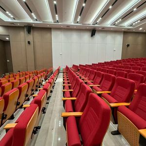 Chaise pliante rembourrée en tissu moderne <span class=keywords><strong>YU</strong></span> <span class=keywords><strong>CHEN</strong></span> YC-831 pour école, bureau, cinéma, salle de conférence, théâtre, hôtel, auditorium, église - Product Image 3