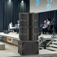 La meilleure qualité et la vente de haut-parleurs de conception originale Passive Dual 10 pouces Full-Range Line Array Professional Stages Speaker