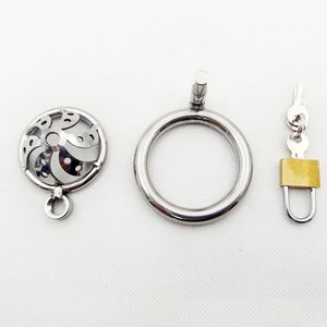 <span class=keywords><strong>Candado</strong></span> Pequeño Hueco de Metal para <span class=keywords><strong>Castidad</strong></span>, Jaula de <span class=keywords><strong>Castidad</strong></span> para la Parte Inferior del Cuerpo, Juguetes Sexuales Masculinos - Product Image 3