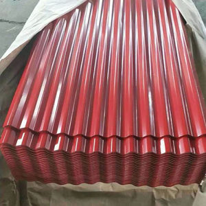 Lamiere di <span class=keywords><strong>Ferro</strong></span> Preverniciato PPGI, Materiali per Coperture, Lamiera Ondulata Zincata con Rivestimento Colorato - Product Image 1