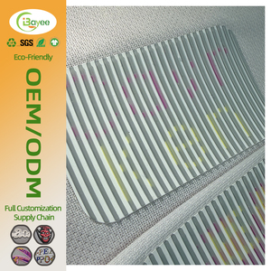 Parche de Silicona Elástica de Excelente Recuperación, Etiquetas Termoadhesivas con Rayas Verticales Tridimensionales para Camisetas - Product Image 1