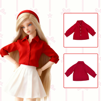 Vêtements de poupée de 30 cm de haute qualité, personnalisés OEM, ensembles de jupes interchangeables pour poupées filles, vêtements et accessoires sur mesure