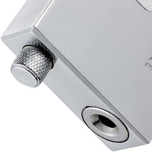 Candado resistente a la intemperie RICHDOOR, llaves de paleta anticorte, candado rectangular cromado con 3 Llaves - Product Image 5