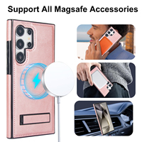 PU Lederen Crossbody Portemonnee Telefoonhoesje voor S25 Ultra/S25+/S25 S24 Ultra/S24+/S24 Mat Oppervlak Kaarthouder Verborgen