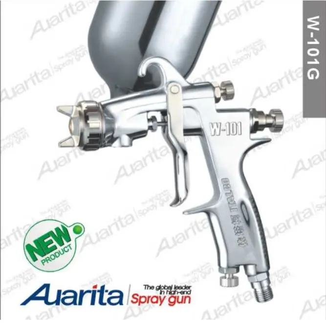 Auarita W-101 البلاستيك 400cc كأس بندقية رذاذ الهواء بندقية رذاذ اليد دليل بندقية رذاذ 1.5 مللي متر اليابان الجودة