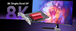 Debut global <span class=keywords><strong>DisplayLink</strong></span> PCIe A <span class=keywords><strong>Adaptador</strong></span> de pantalla DP HDMI <span class=keywords><strong>Adaptador</strong></span> de pantalla cuádruple DL7400 4K 60Hz <span class=keywords><strong>Adaptador</strong></span> de pantalla - Product Image 2
