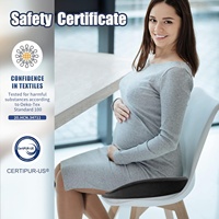 Coussin de siège auto premium avec support lombaire pour conducteur de camion, rehausseur pour personnes de petite taille, en mousse à mémoire de forme pour le dos et la sciatique