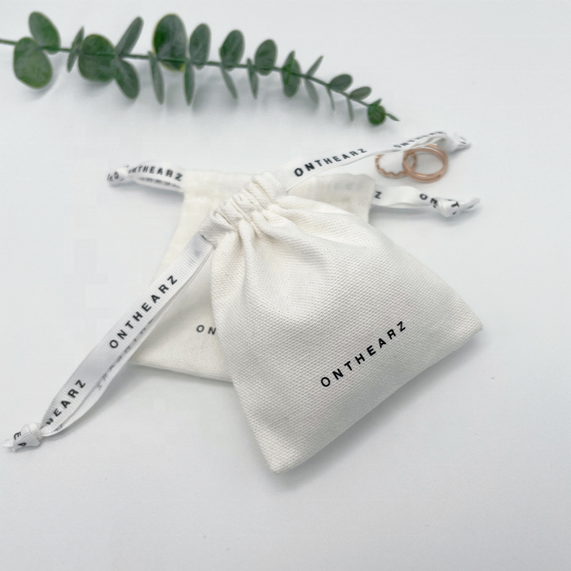 Хлопковая подарочная упаковка с логотипом на заказ, 8*10 см