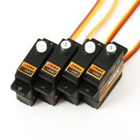 EMAX ES3301 ES3302 ES3351 ES3352 Servomoteur analogique numérique ultra-mince de 9 mm 21T Micro-servo à engrenages en plastique et en métal