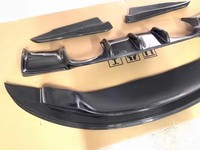 Pour BMW E90 E92 E93 M3 2004-2011, lèvre avant et séparateur en fibre de carbone élégants, jupes latérales, diffuseur, spoiler, pare-chocs de voiture, pièces de voiture