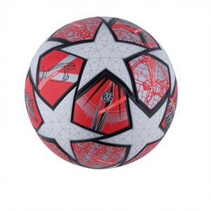 Ballon de football thermocollé de haute qualité taille 5, en cuir PU, pour matchs, vente directe fabricant pour sports d'équipe - Product Image 5