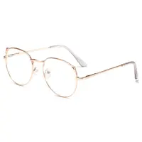 Овальные прозрачные очки в стиле ретро, оправы для очков, недорогие оптические очки Myosia