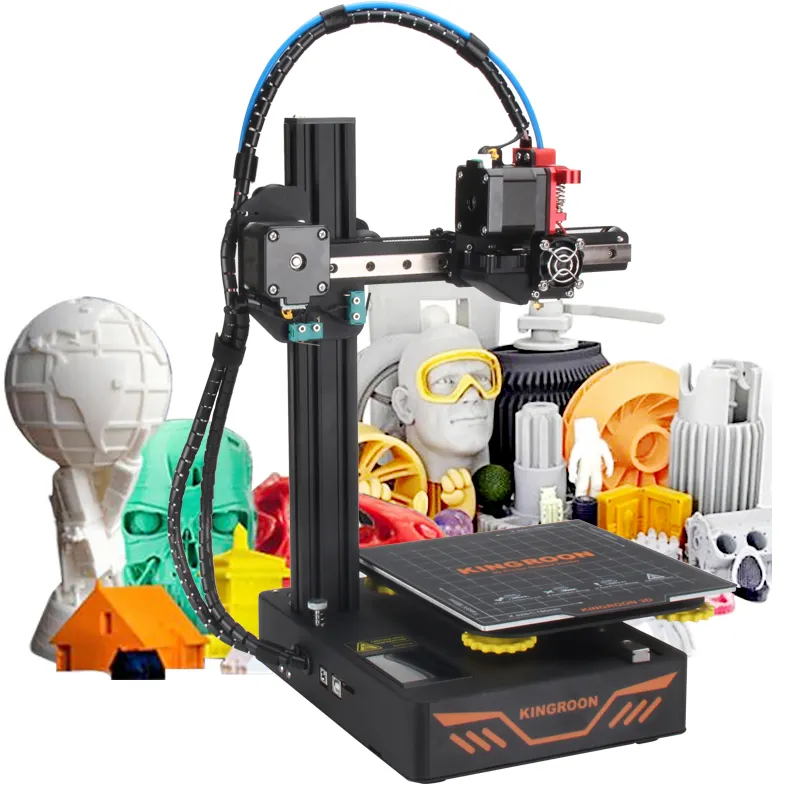 Impresora 3D de alta velocidad KINGROON KP3S, impresora 3D educativa Dropship para niños