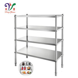 נירוסטה מדף מטבח מדפי אחסון מדף מתלה בשימוש נירוסטה מדפי - Product Image 5