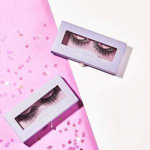 <b>Sweet</b> Girl Eyelash Case Purple Lash Box 25Mm 5D Mink Eyelashes Box Custom logo <b>Packaging</b> - Product Image 6