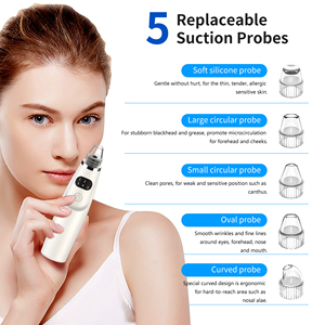 Beauté Comédon Acné Extracteur Électrique Rechargeable Indolore Visage Visage Spa Peau Pore Cleaner Aspiration Blackhead Remover Aspirateur - Product Image 6