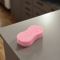 E-commerce Best-seller Éponge de bain simple ovale en PU Éponge exfoliante pour le corps Boule de bain