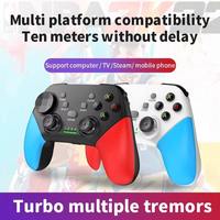Manette de jeu sans fil BT 2.4G avec vibration pour Nintendo Switch PC Android IOS Tablette Smart TV Téléphone portable Joystick