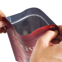 Sachets Doypack Personnalisés en Mylar d'Aluminium de Qualité Supérieure avec Fermeture Zip Thermoscellable pour Emballage Alimentaire et Fonction de Refermation