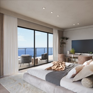 Diseño de Interiores de Casa Directo de Fábrica, Diseño de Interiores Moderno y Minimalista con Vista al Mar, Renderizado 3D, Decoración <span class=keywords><strong>del</strong></span> Hogar - Product Image 5