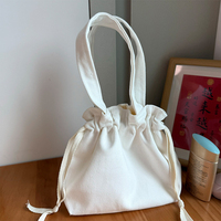 Sac fourre-tout en toile à cordon de serrage, grande capacité, couleur unie, avec logo personnalisé, idéal pour les repas, vente en gros