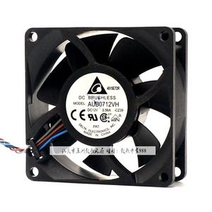 เดลต้า 70 มม.พัดลมเคสคอมพิวเตอร์ 70x70x15 มม. 12V 4 สายควบคุมอุณหภูมิ ลูกปืน AUB0712VH - Product Image 3