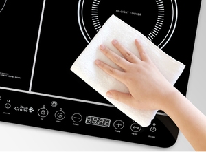 Điện gốm lò sưởi + Bếp cảm ứng 3500W đôi HOB cảm biến cảm ứng bếp điện - Product Image 3