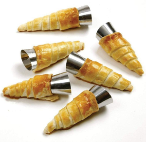 Tubes de Cannoli <span class=keywords><strong>en</strong></span> acier inoxydable, formes de Cannoli crème antiadhésive <span class=keywords><strong>corne</strong></span> danois moules à pâtisserie pour Croissant coquille crème rouleau - Product Image 4