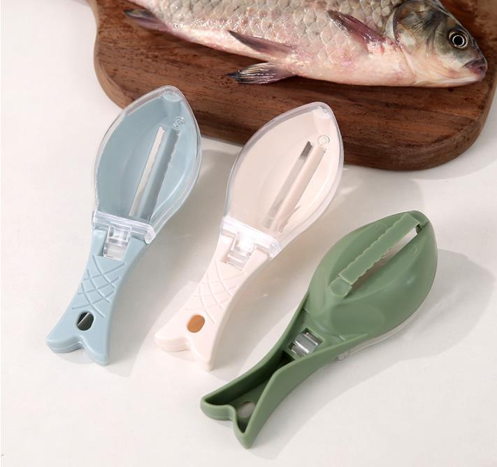 Multifunctional Unique Fish Scale Scraper Remover Accessories Household Easy Life List Supplies Kitchen Gadgets Utensils