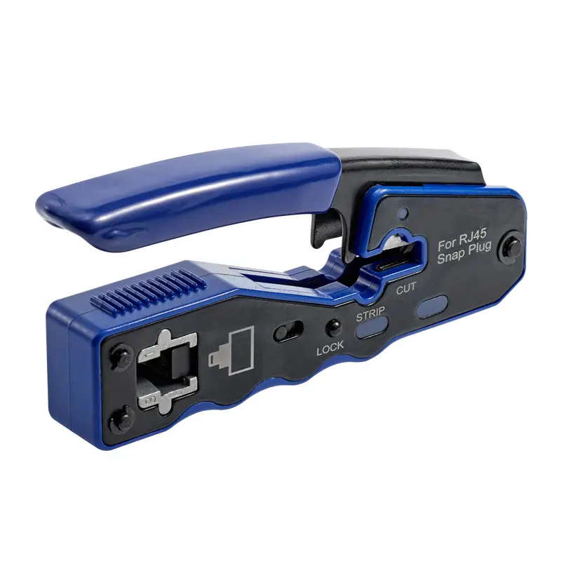 Eazy Wire Cutter Crimper Cat5e Cat6 Wire Stripper Pass Through Networking Tool Kits Rj45 Crimping Tool Tool Tool